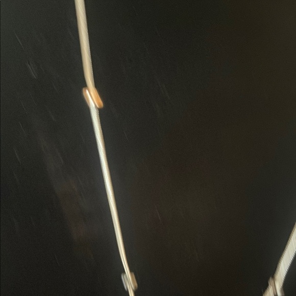 Chico's Black and Gold Statement Necklace with Bold Pendant - Picture 3 of 7